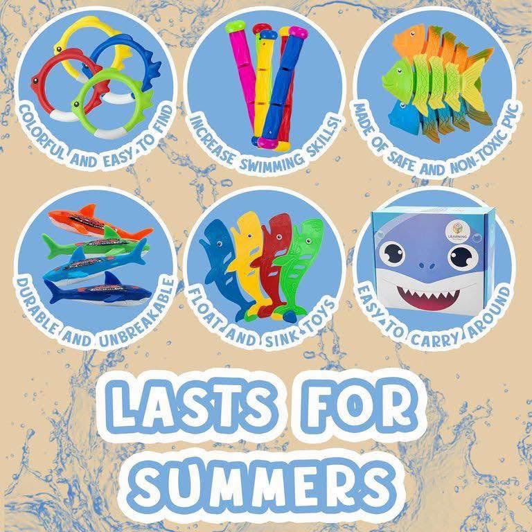 Juguetes para piscina set de 40 piezas