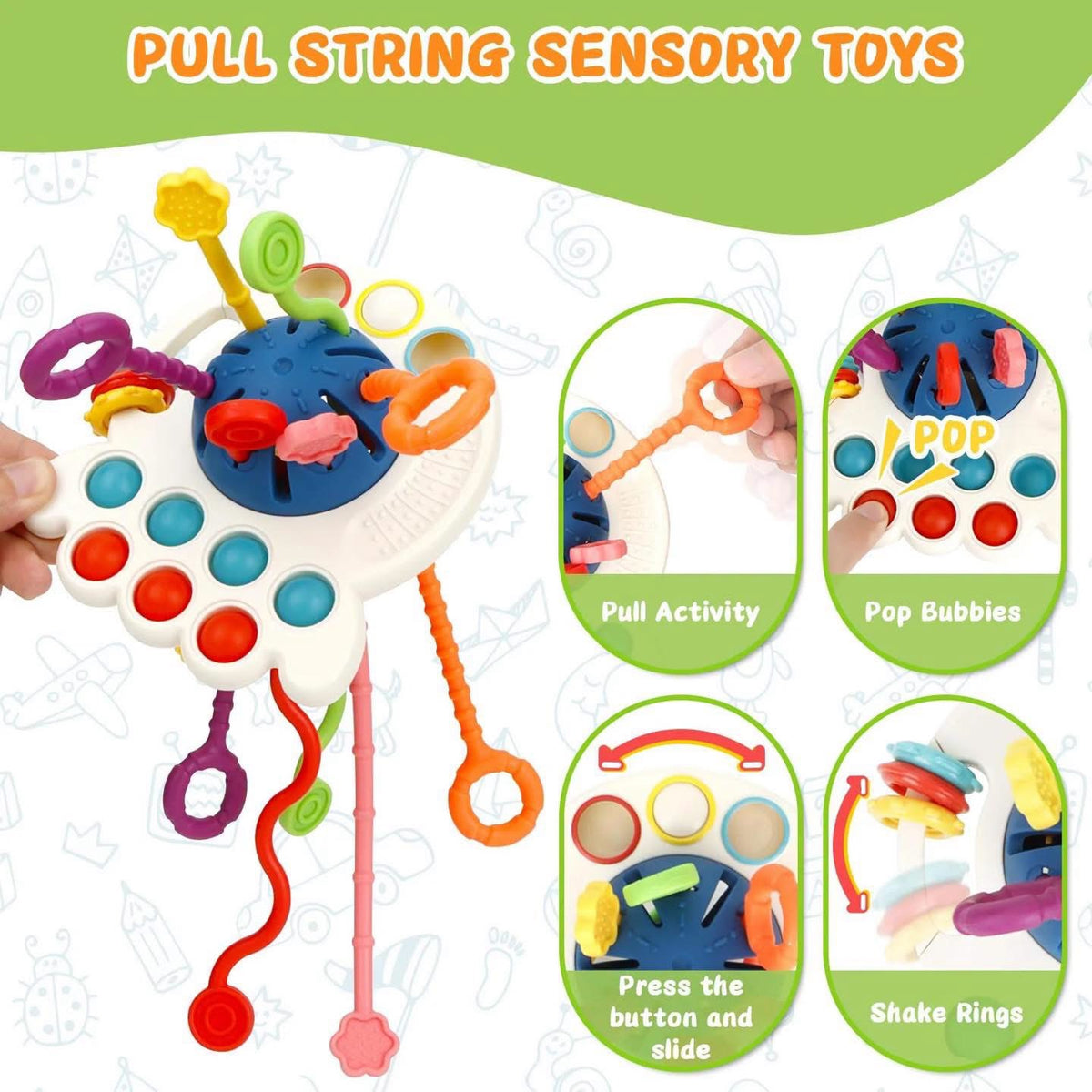 Set de juguetes Montessori para bebé!!