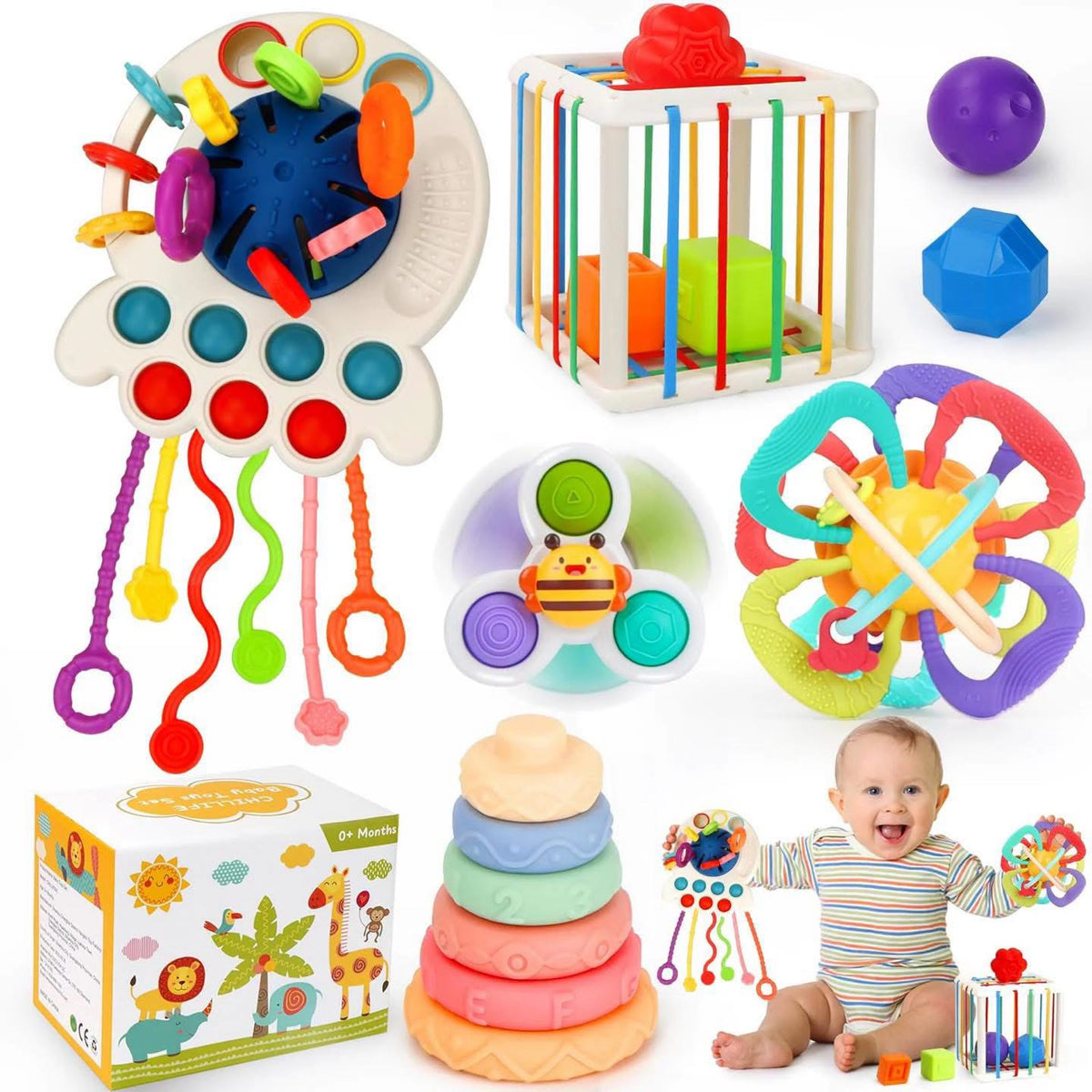Set de juguetes Montessori para bebé!!