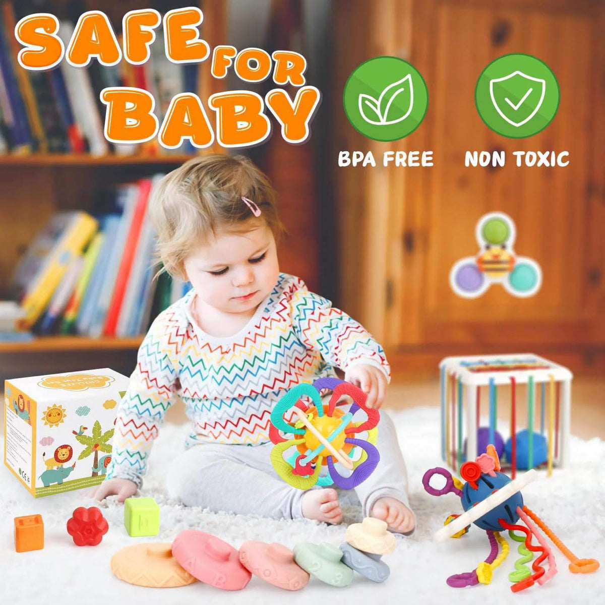 Set de juguetes Montessori para bebé!!