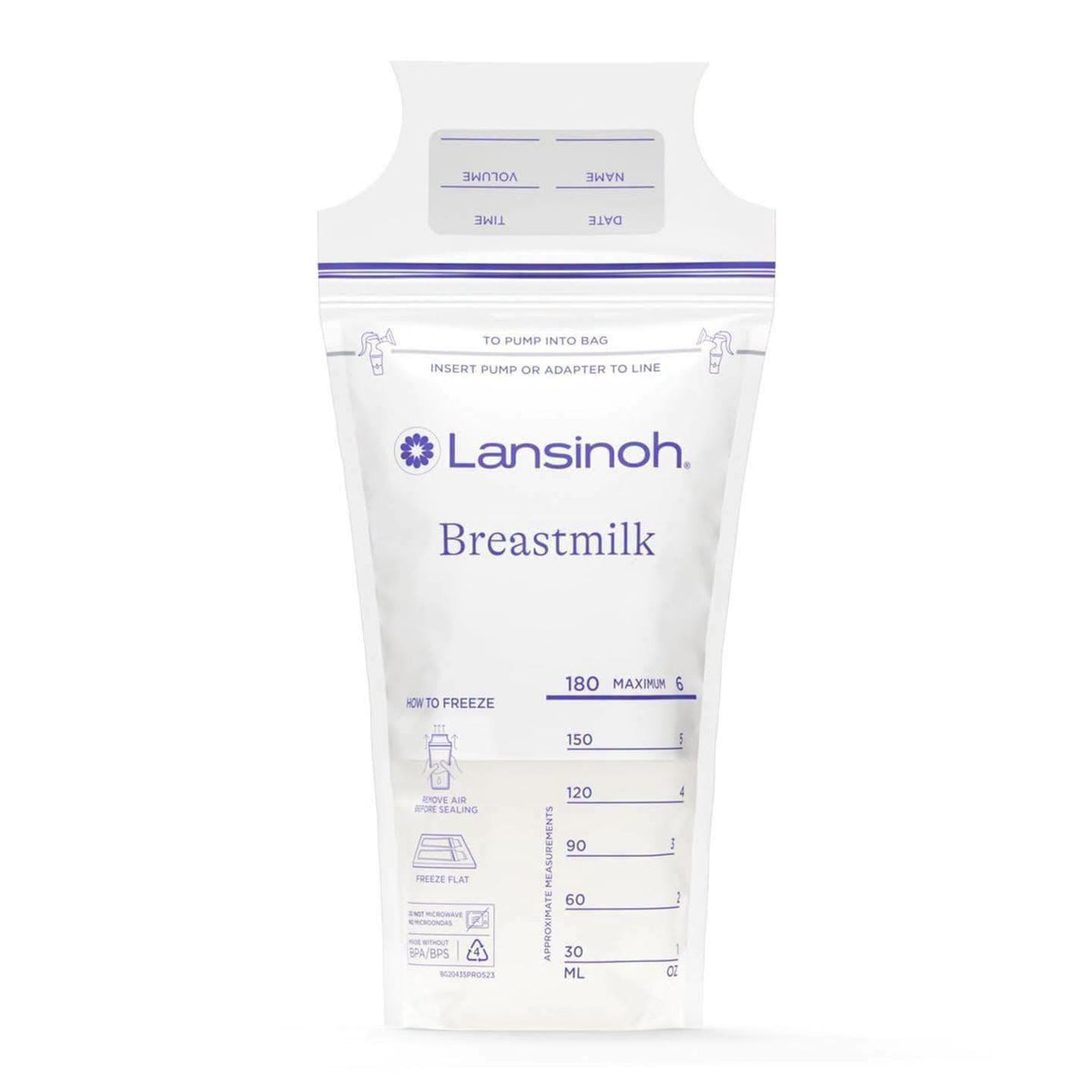 Bolsas Lansinoh para almacenar leche materna