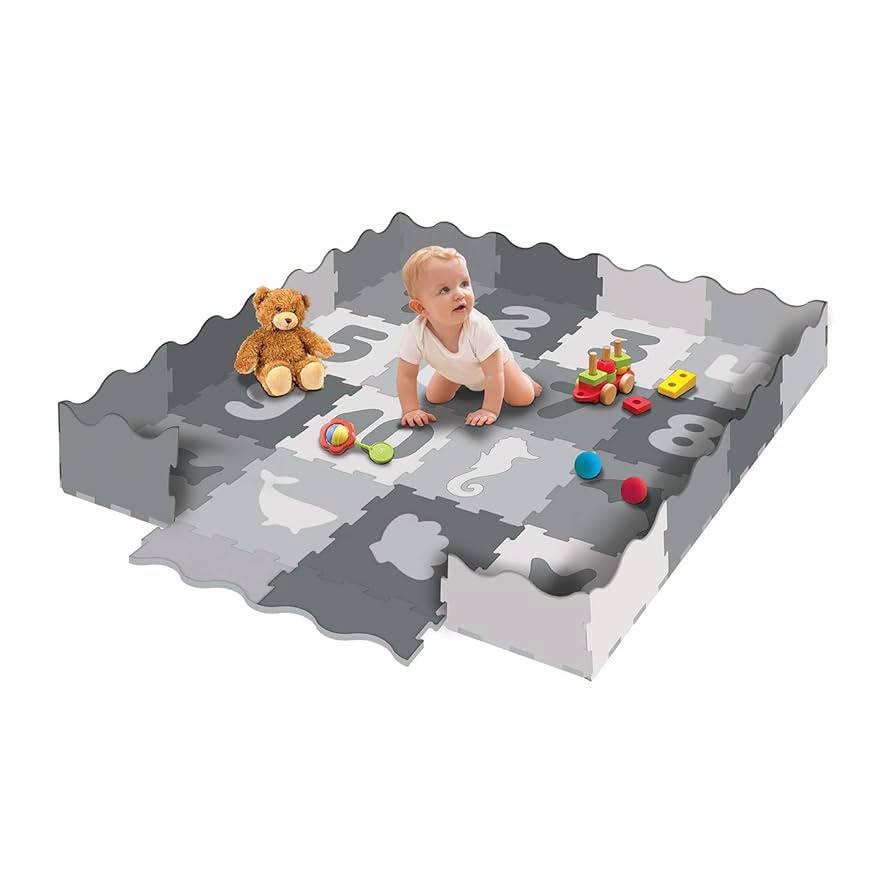 Alfombra de cuadros de foam 145 x 145 x 1.2 cm