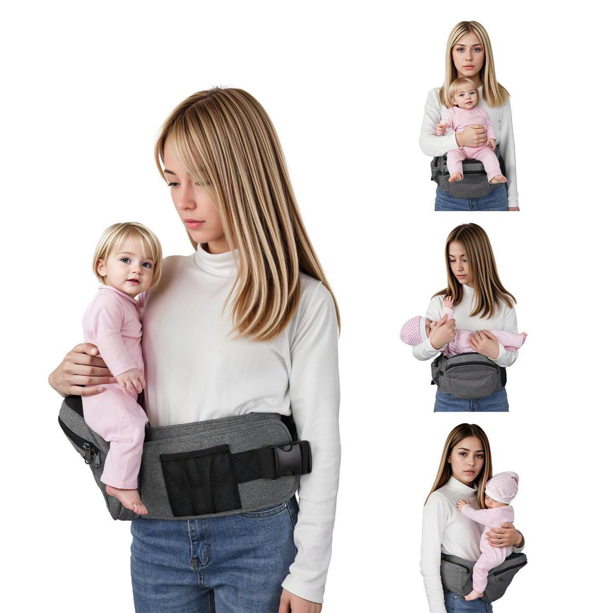 Asiento cargador de cadera para 0-36 meses