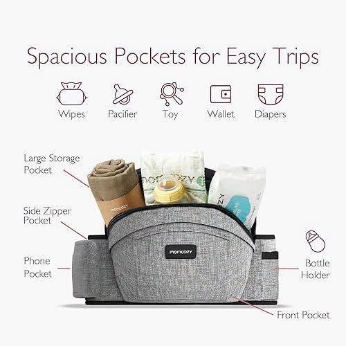 Asiento de cadera para cargar a bebé ergonomico Momcozy