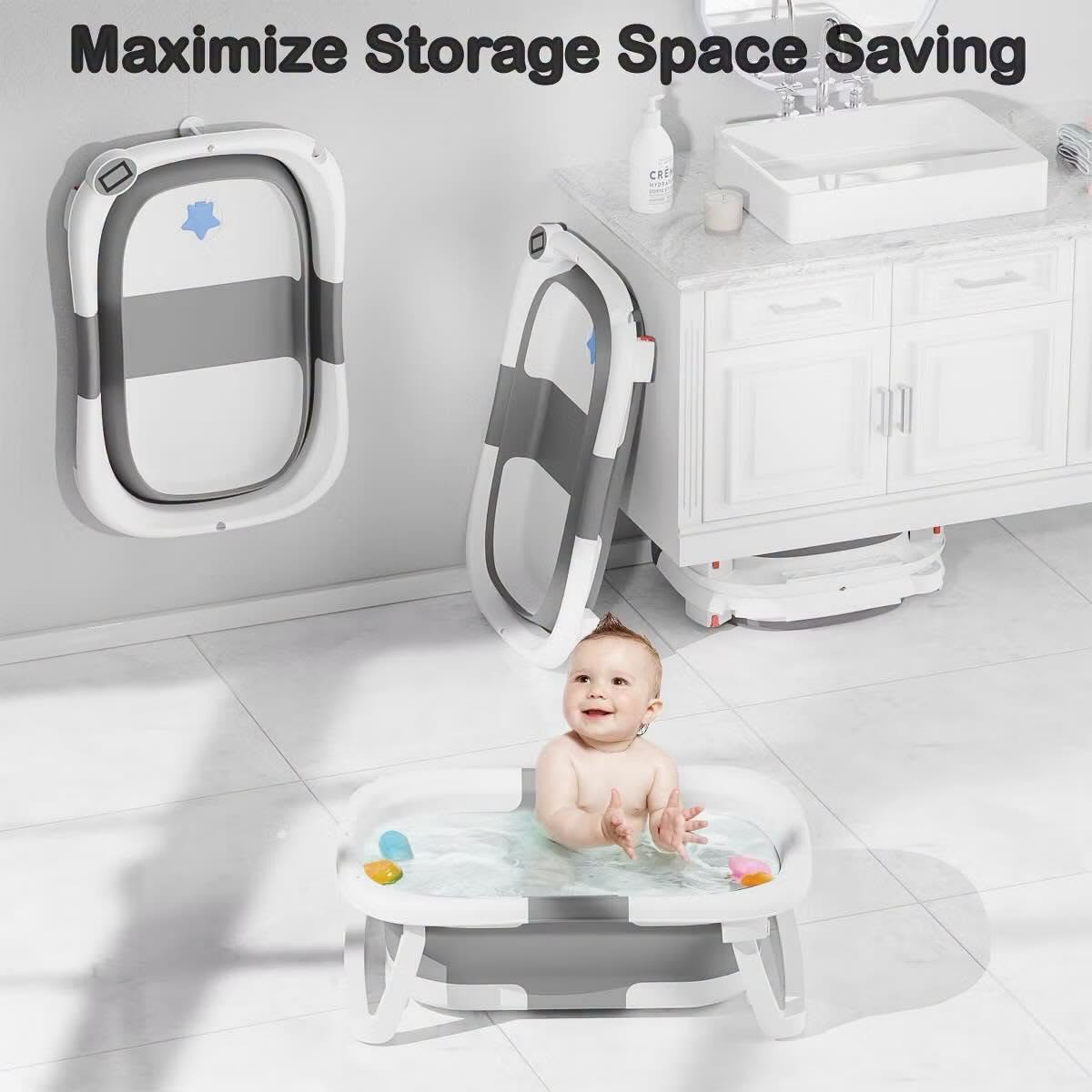 Bañera plegable para bebés y niños 0-36 meses