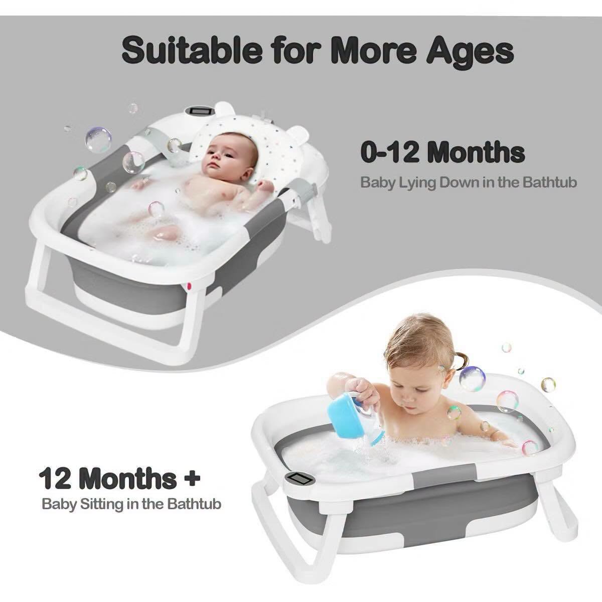 Bañera plegable para bebés y niños 0-36 meses