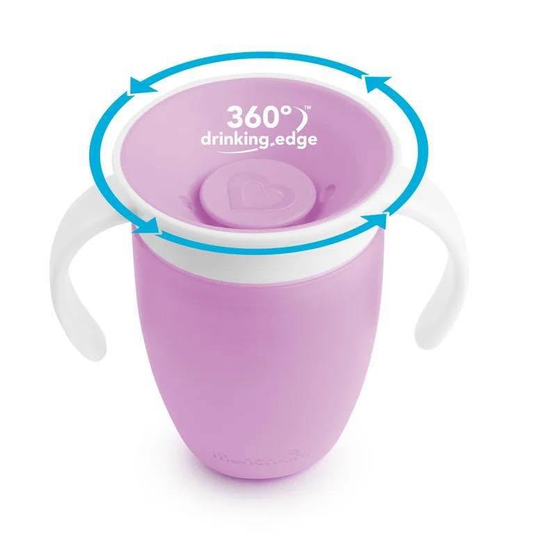 Vaso 360 Munchkin de 7oz con agarraderas!
