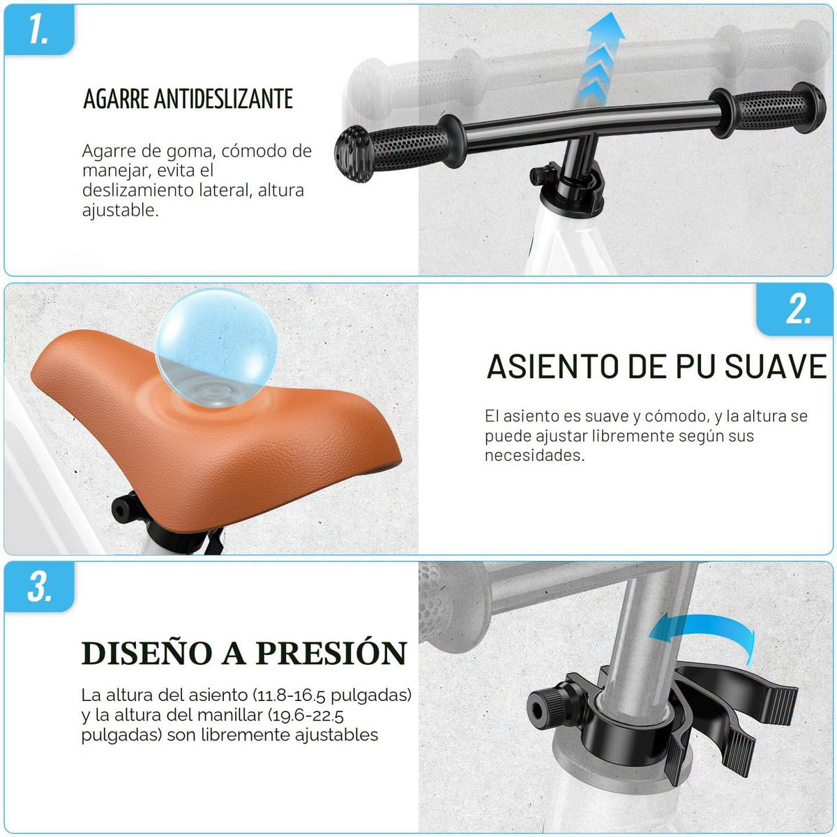 Bicicleta de balance para niños 2-5 años!!!