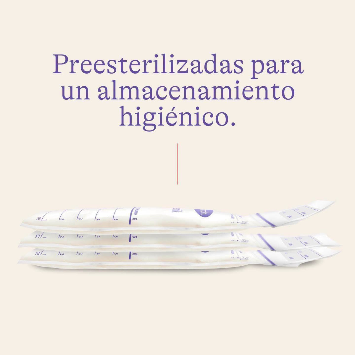 Bolsas Lansinoh para almacenar leche materna