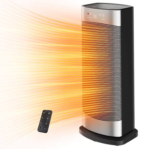 Calentador para ambiente oscilatorio con control remoto