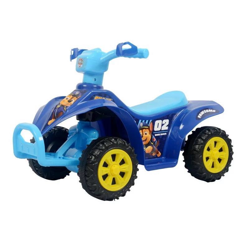 Cuadraciclo recargable eléctrico de pawpatrol Chase 6V para niños 2 a 6 años