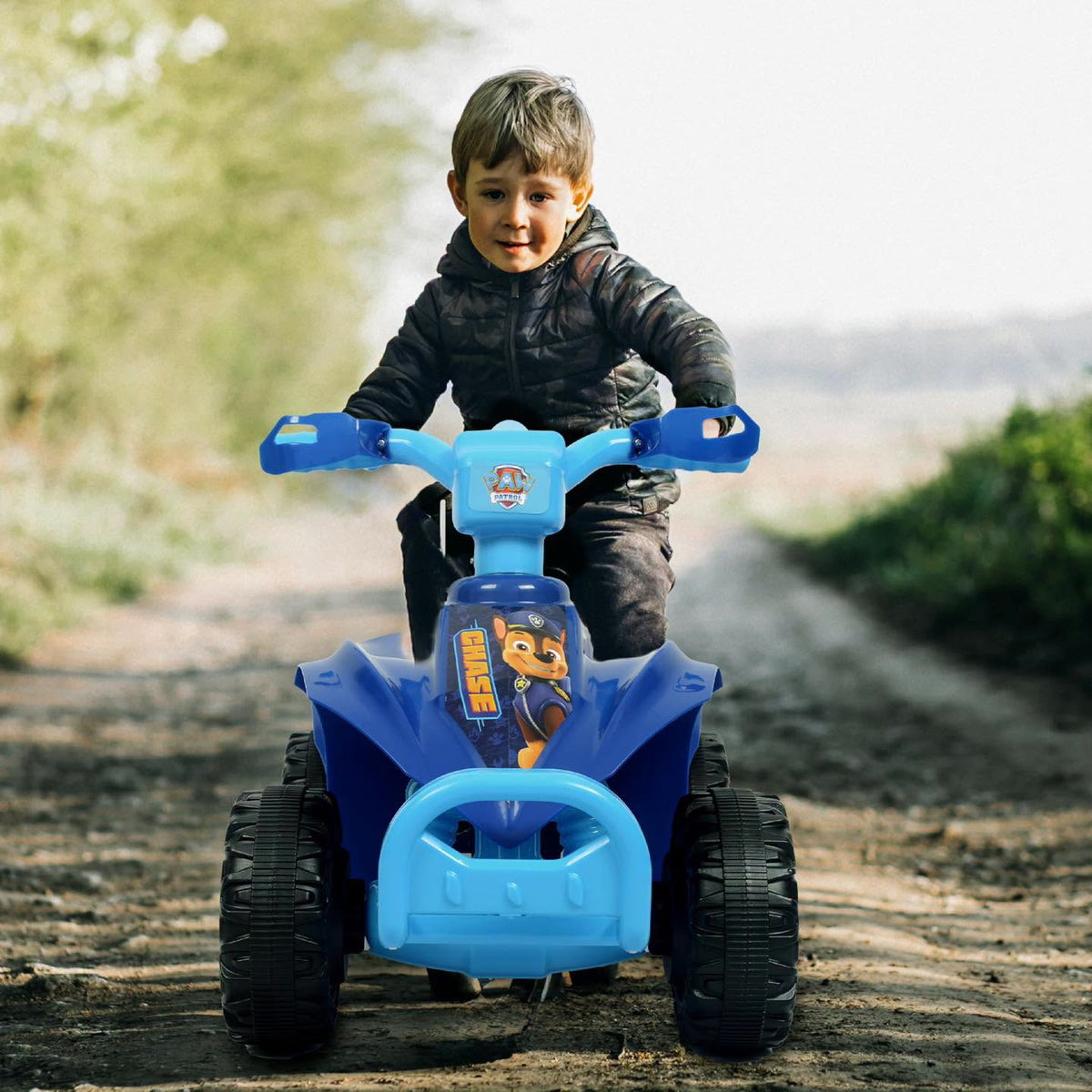 Cuadraciclo recargable eléctrico de pawpatrol Chase 6V para niños 2 a 6 años
