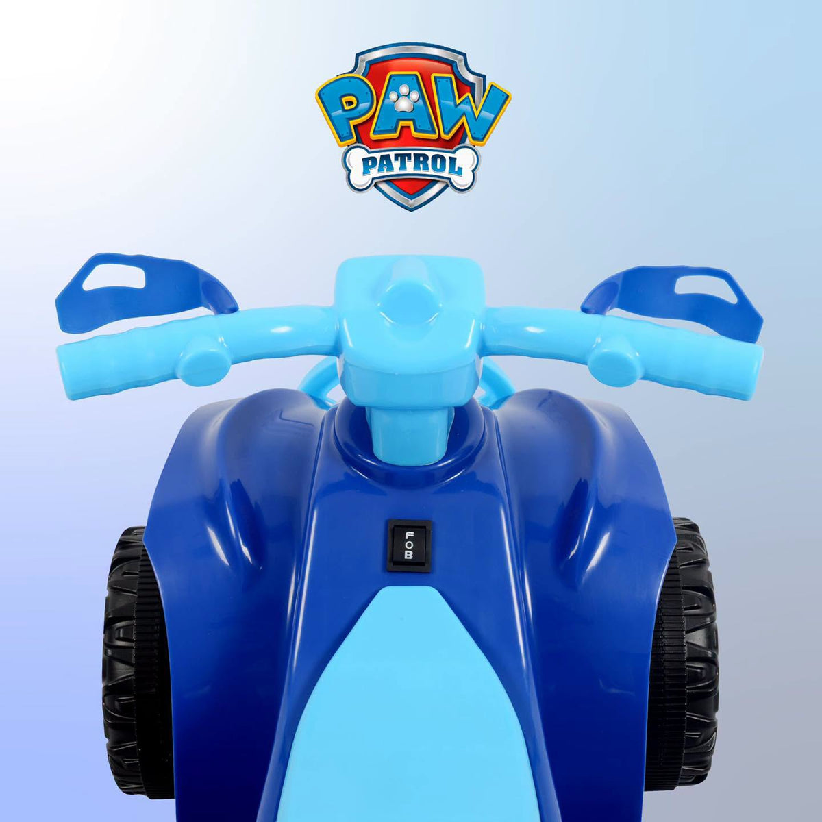 Cuadraciclo recargable eléctrico de pawpatrol Chase 6V para niños 2 a 6 años