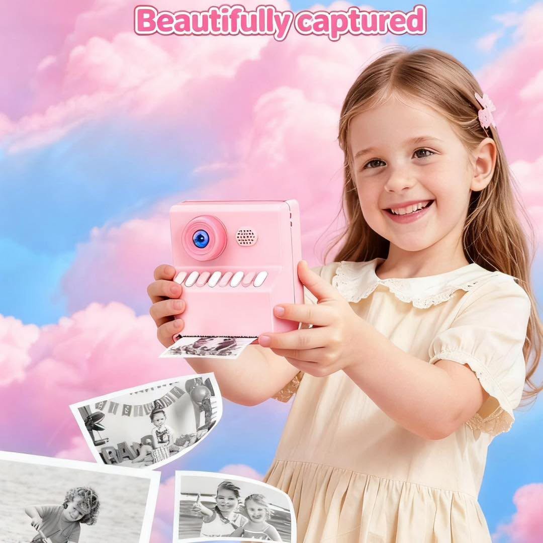 Cámara de fotos y video instantánea para niños!!