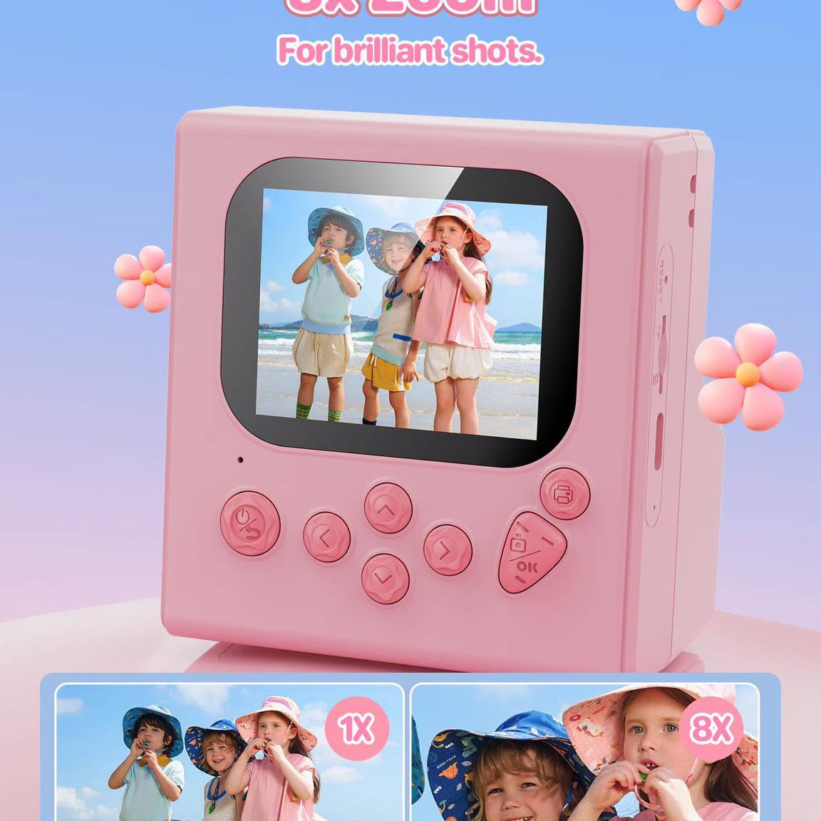 Cámara de fotos y video instantánea para niños!!