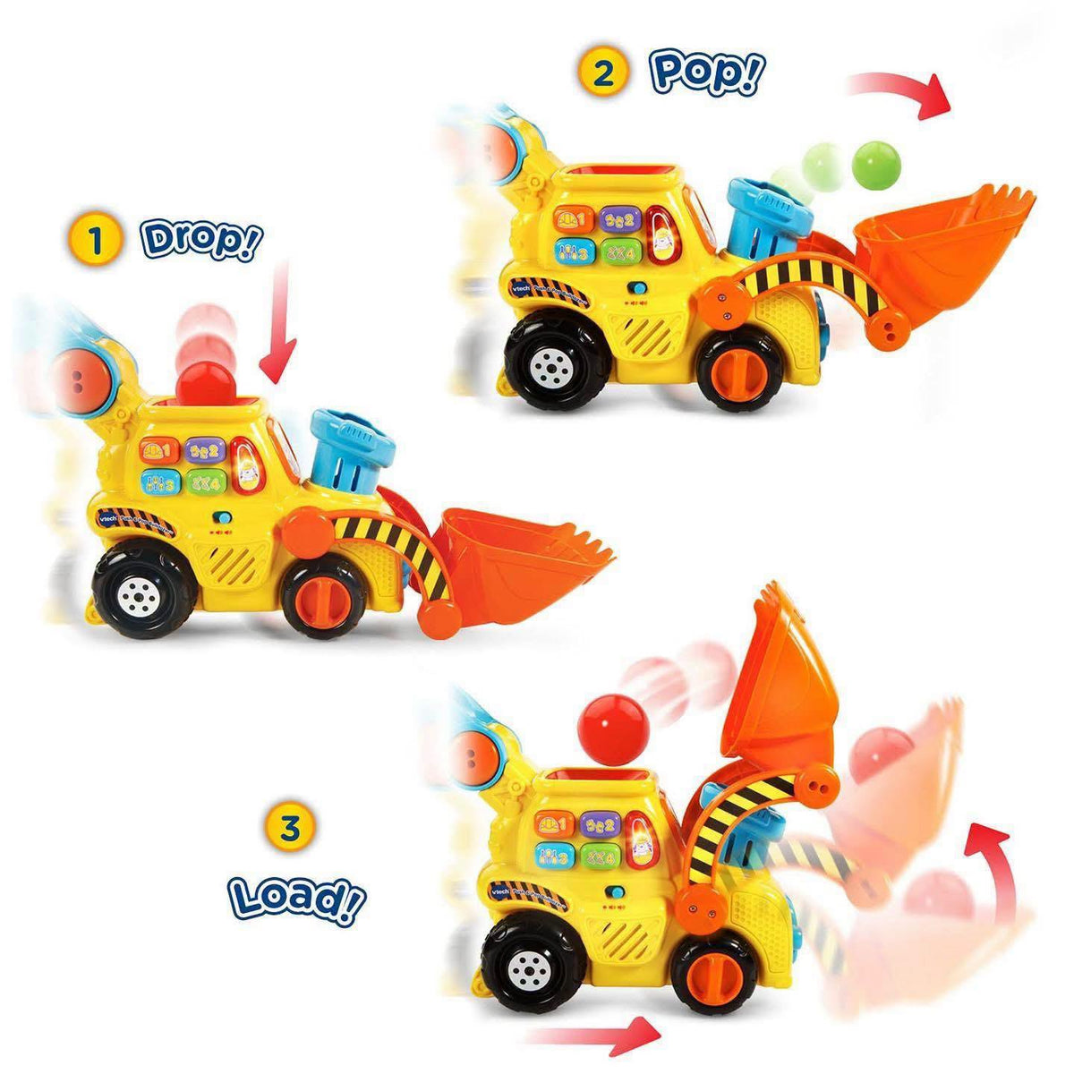 Juguete interactivo excavadora Vtech!!