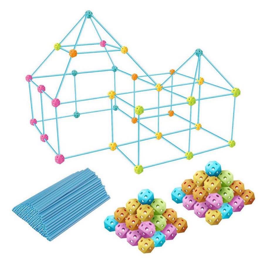 Kit creativo 202 piezas construcción de fuertes para niños!!