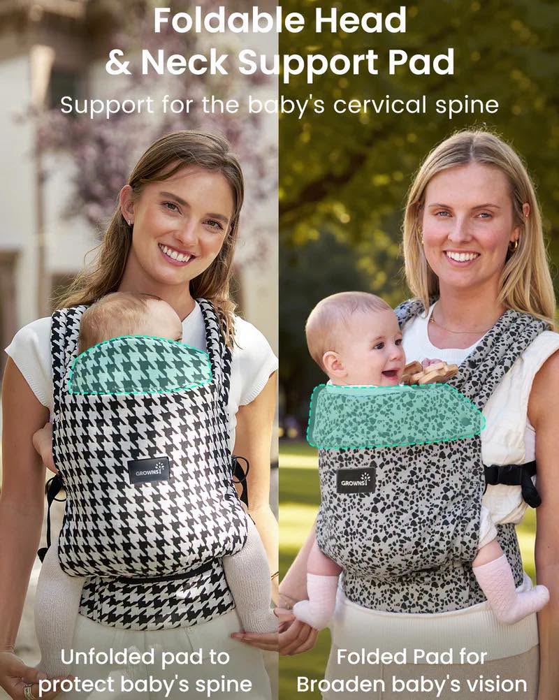 Cargador ergonómico Grownsy para bebés 3.1 hasta 20 kg