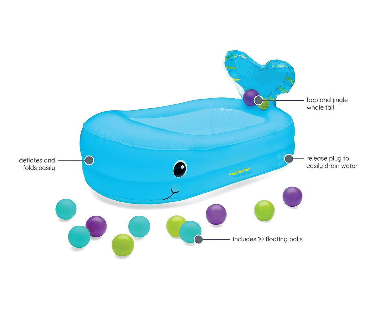 Bañera inflable Infantino con bolas de juego