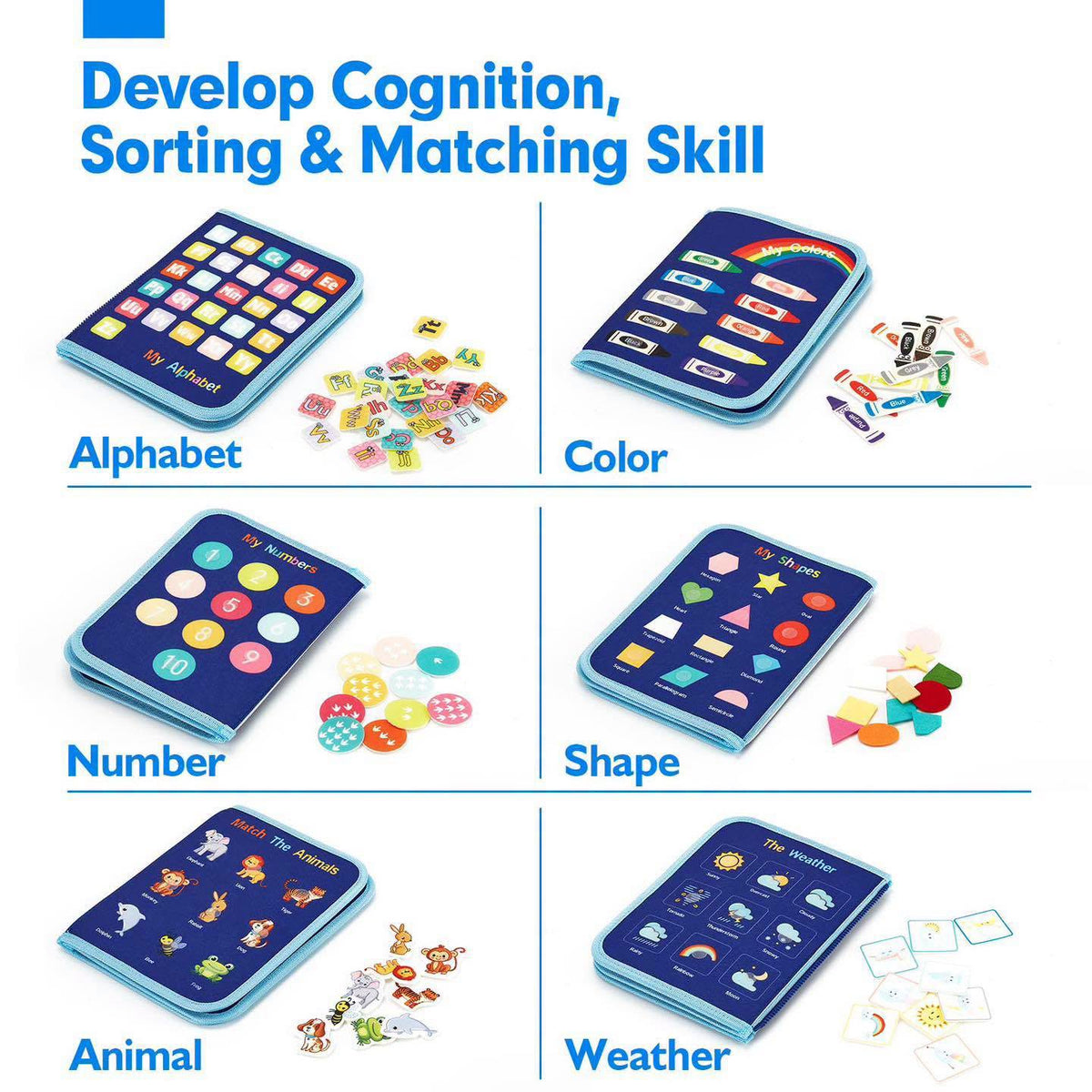 Libro de actividades Montessori Busy Book