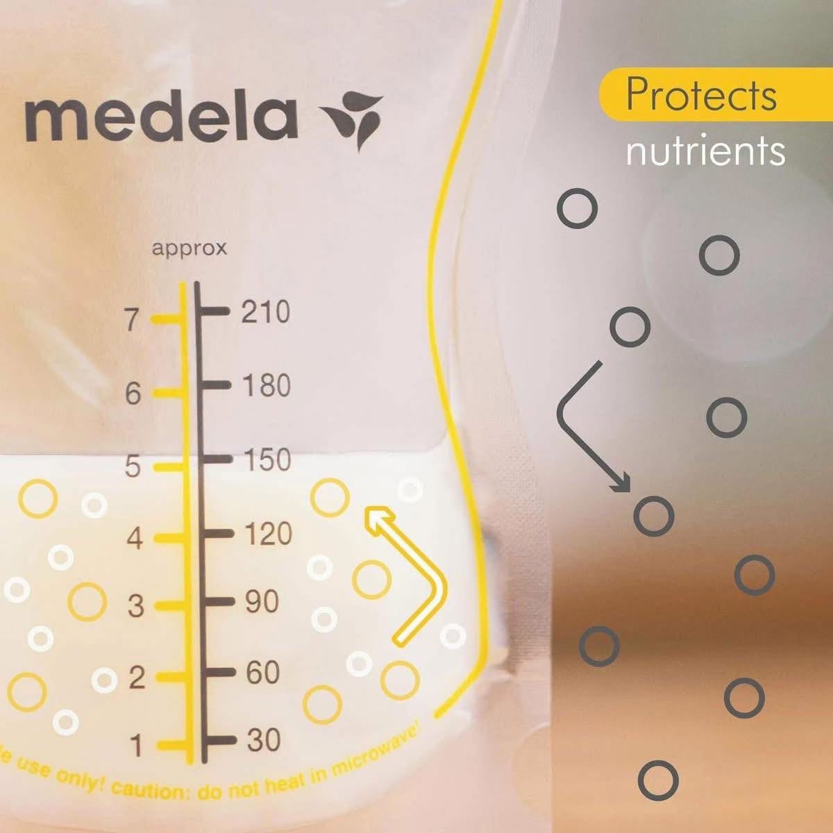 Bolsas Medela para almacenar leche materna 6oz
