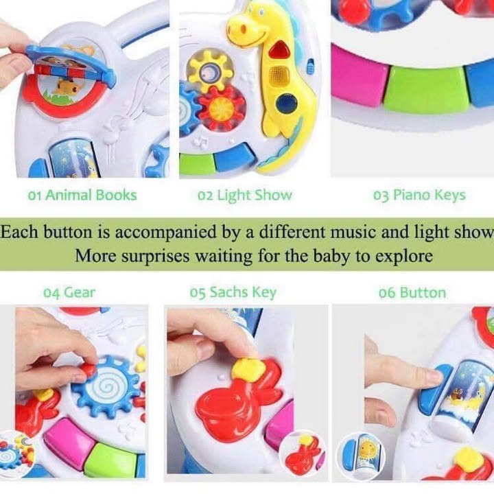 Mesita musical de aprendizaje para niños 12+