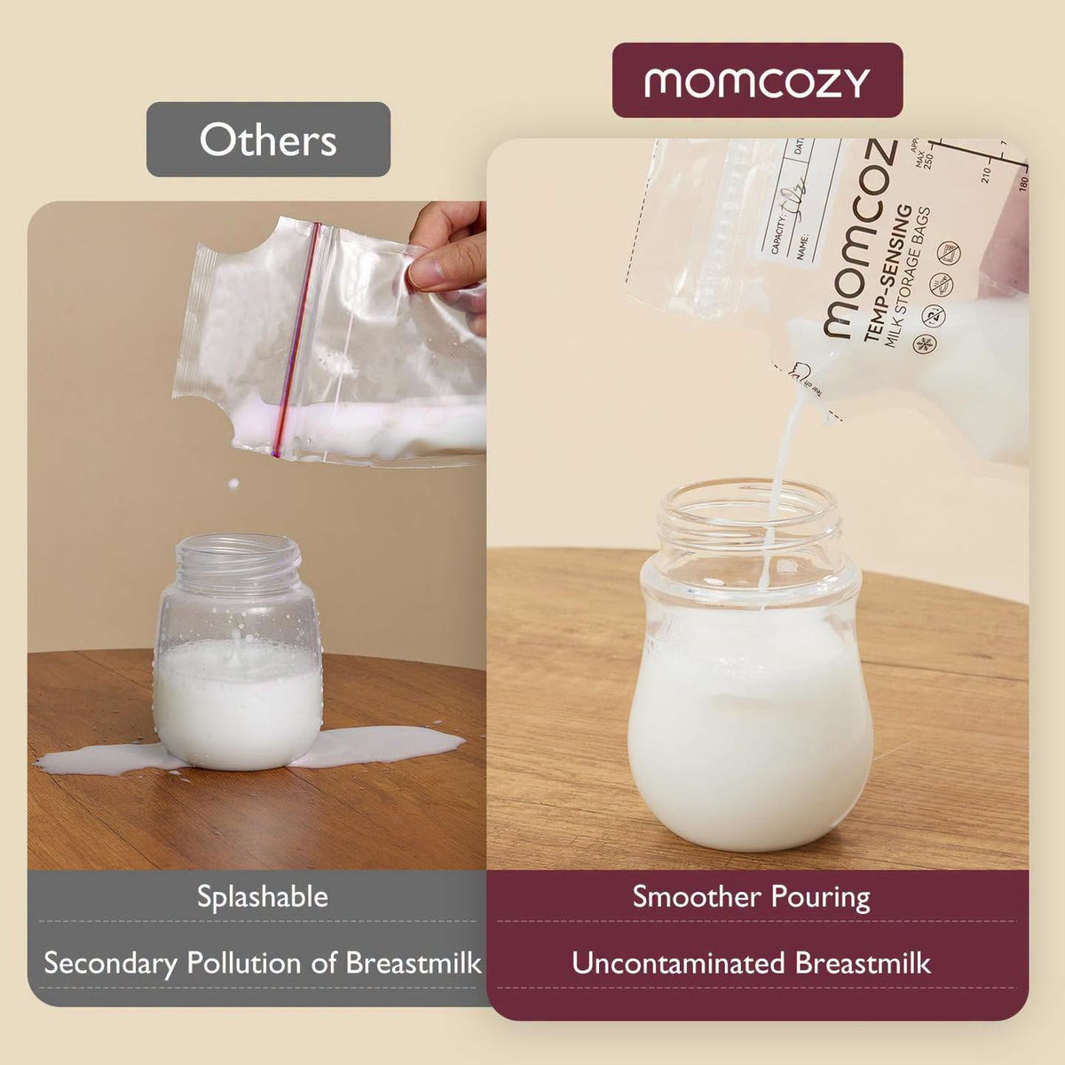 Bolsas para leche materna de 8oz Momcozy