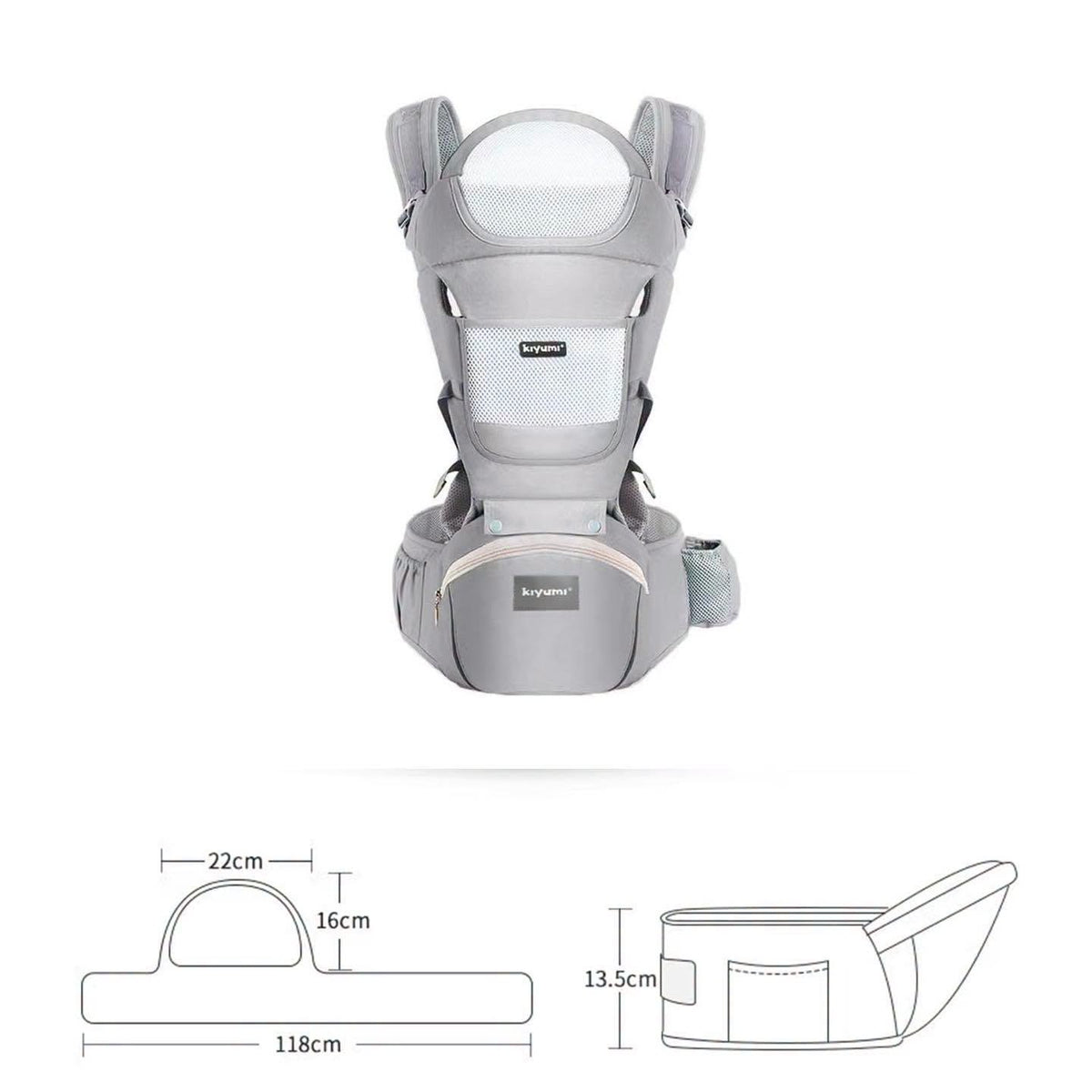 Cargador ergonomico con asiento reposabrazos