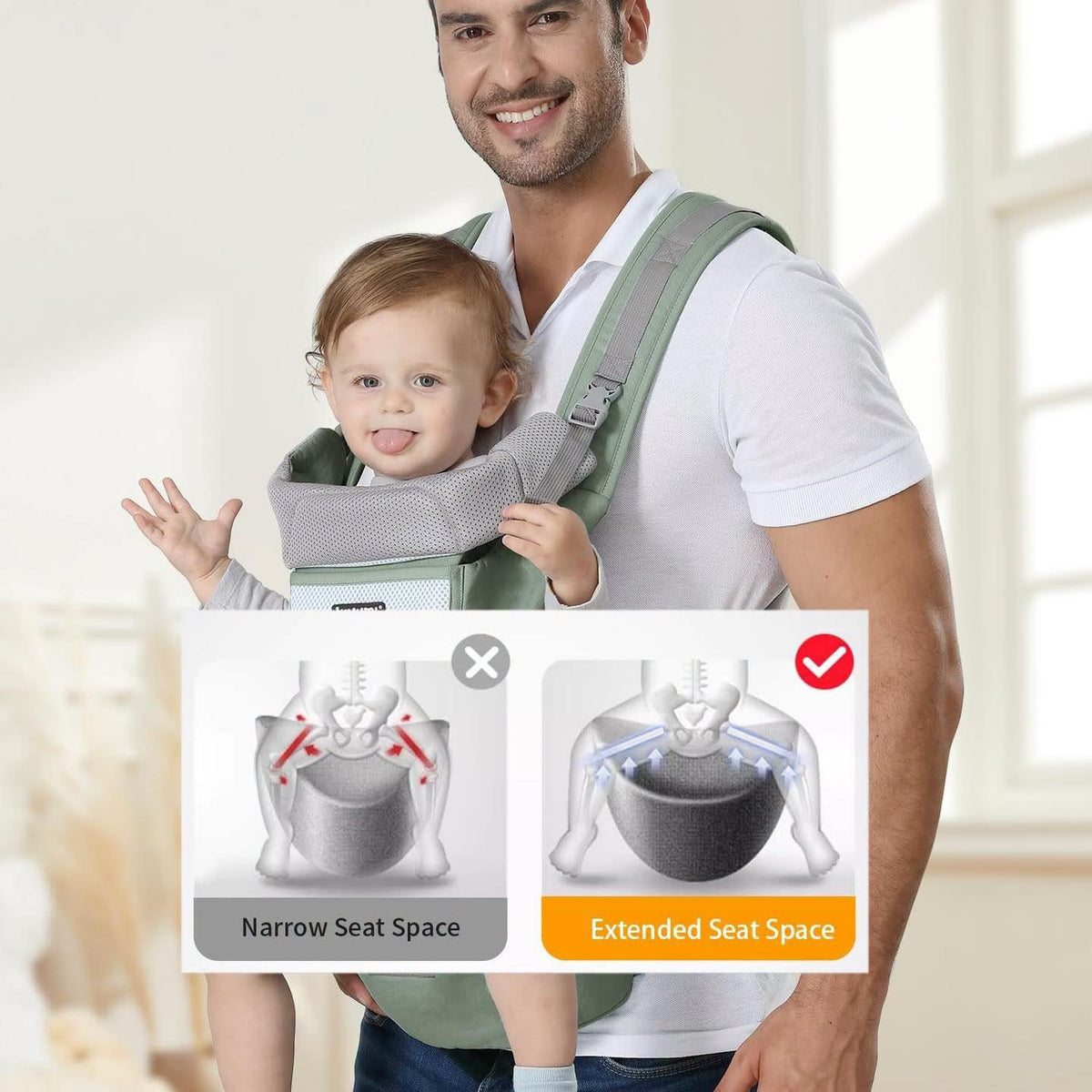 Cargador ergonomico con asiento reposabrazos