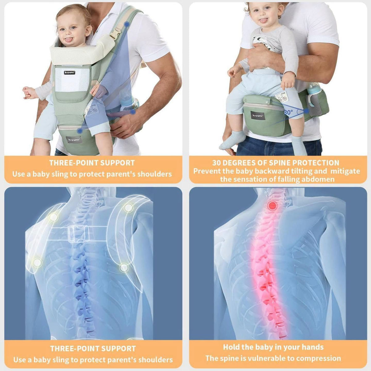 Cargador ergonomico con asiento reposabrazos