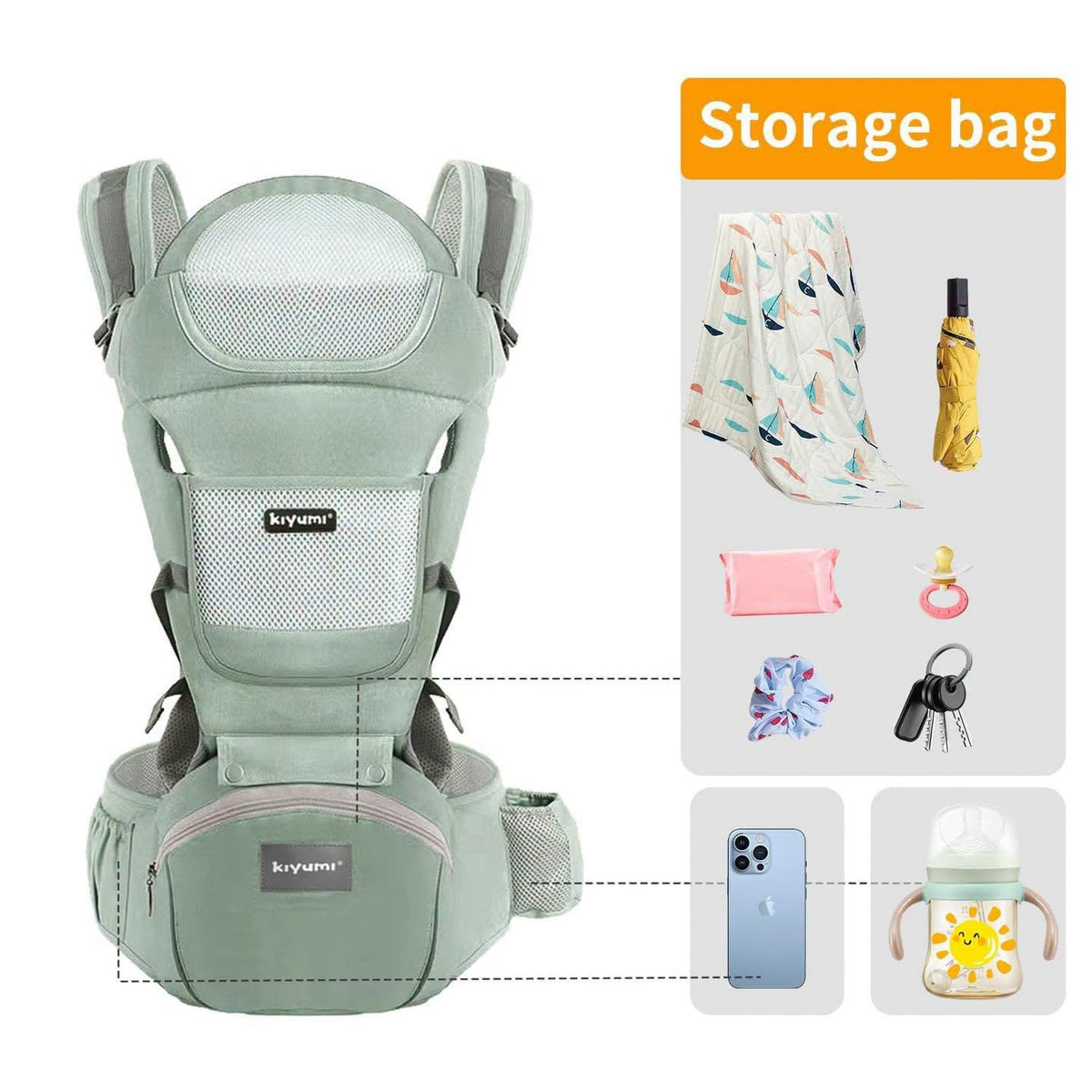 Cargador ergonomico con asiento reposabrazos