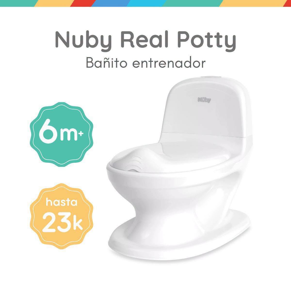 Inodoro entrenador Nuby My Real Potty