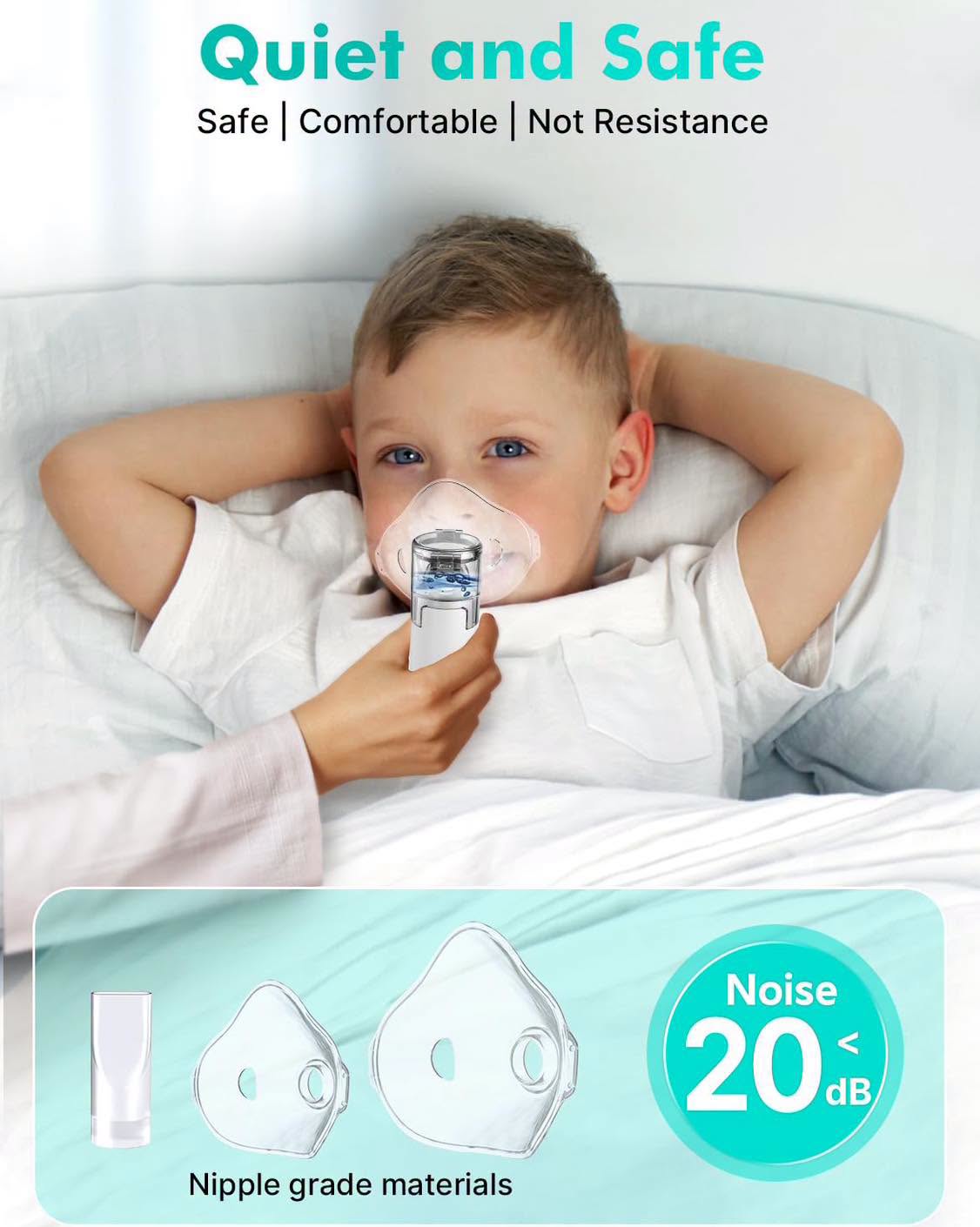 Nebulizador eléctrico portátil para todas las edades!!