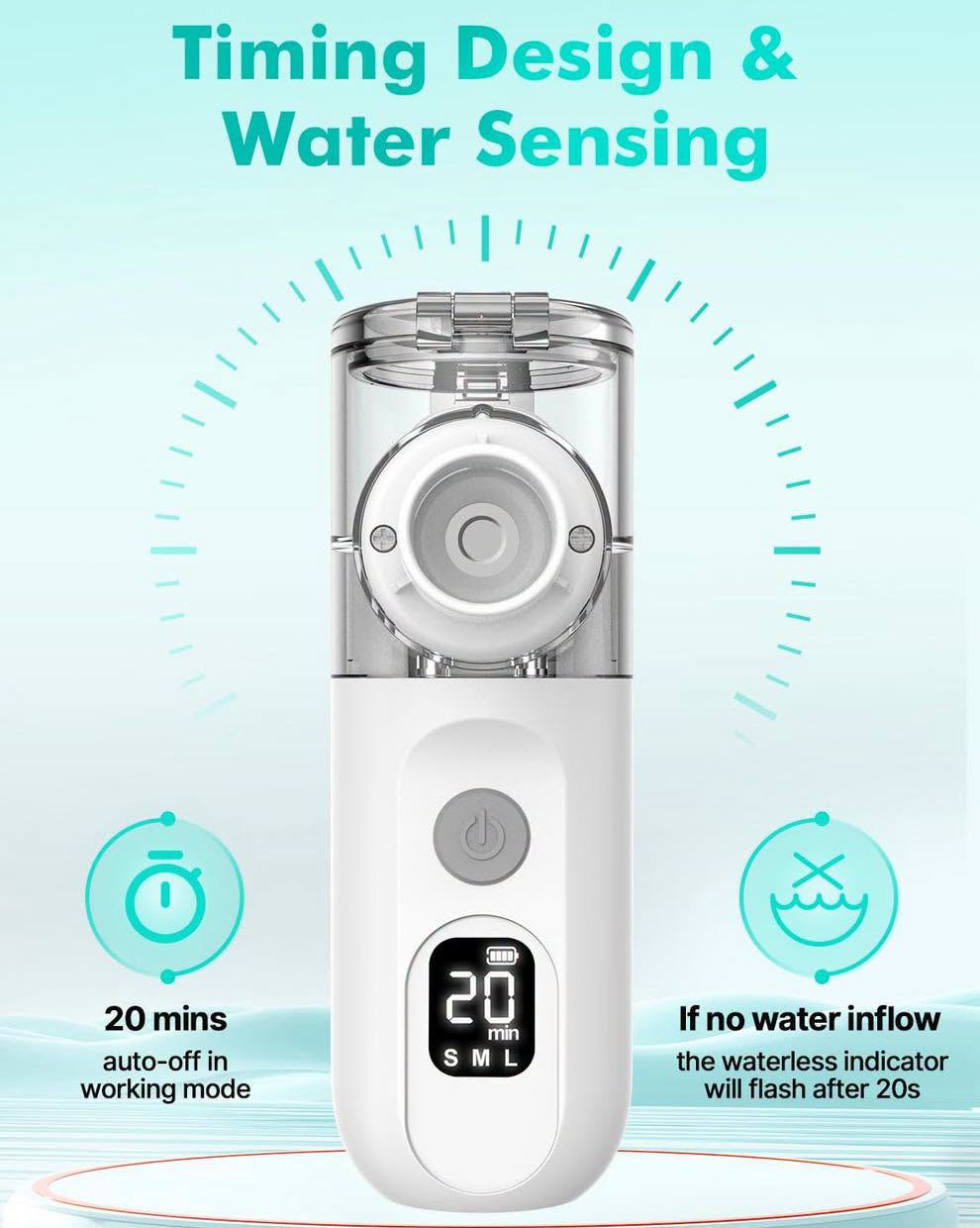 Nebulizador eléctrico portátil para todas las edades!!