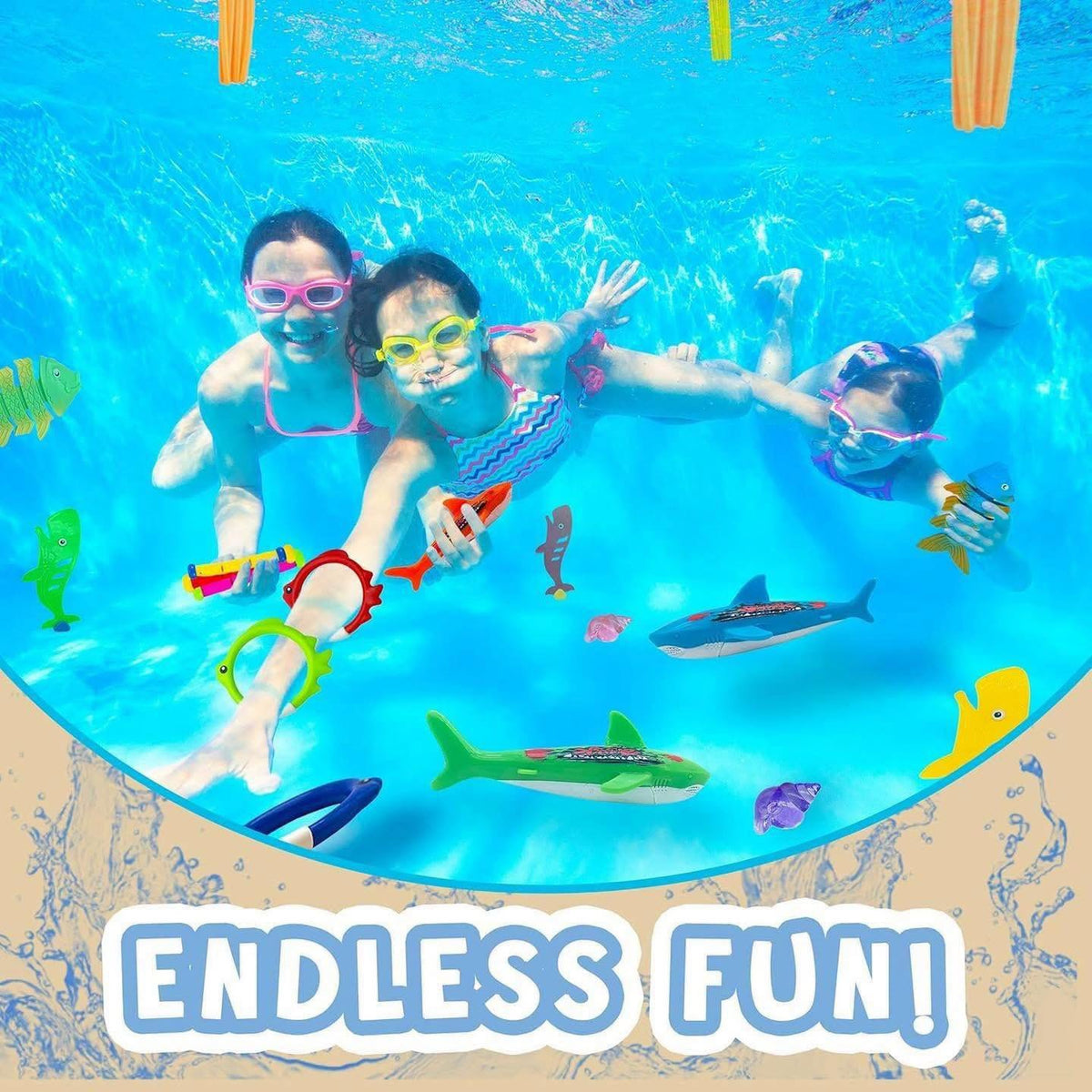 Juguetes para piscina set de 40 piezas
