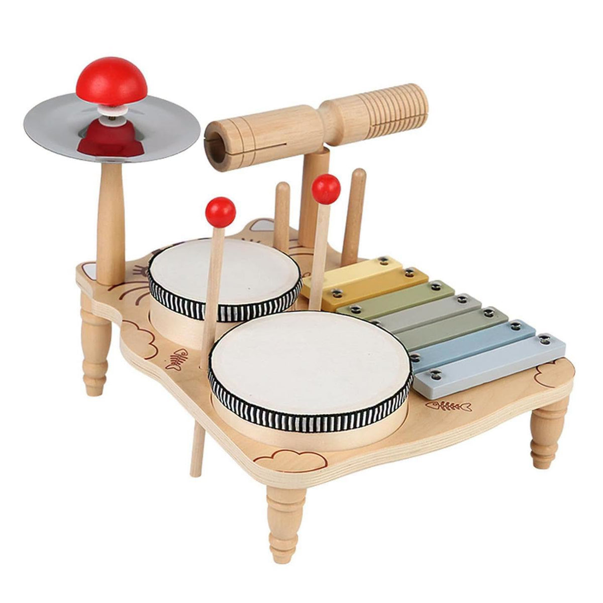Set de instrumentos musicales para el desarrollo sensorial!!