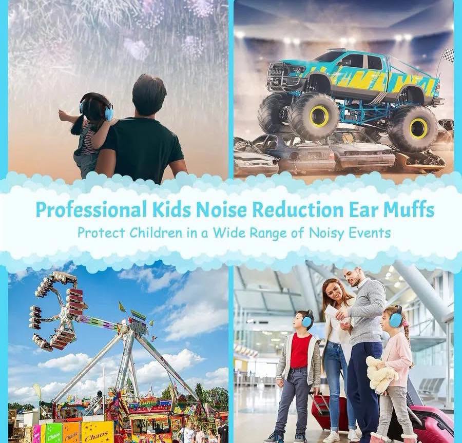 Protectores auditivos para niños 3+ años