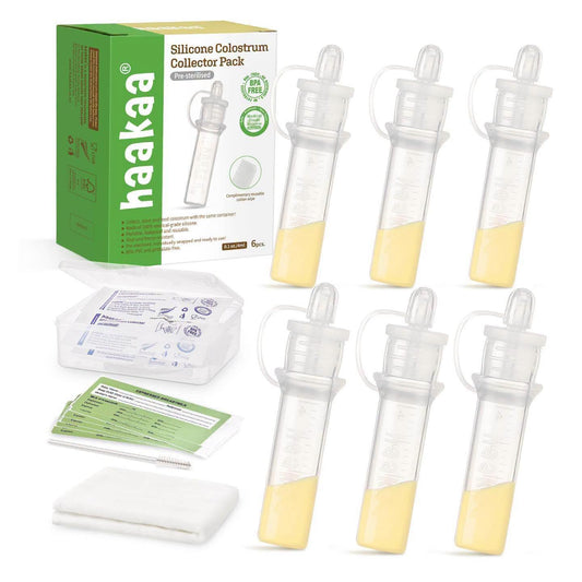 Recolectores de calostro haakaa set de 6 de 4ml