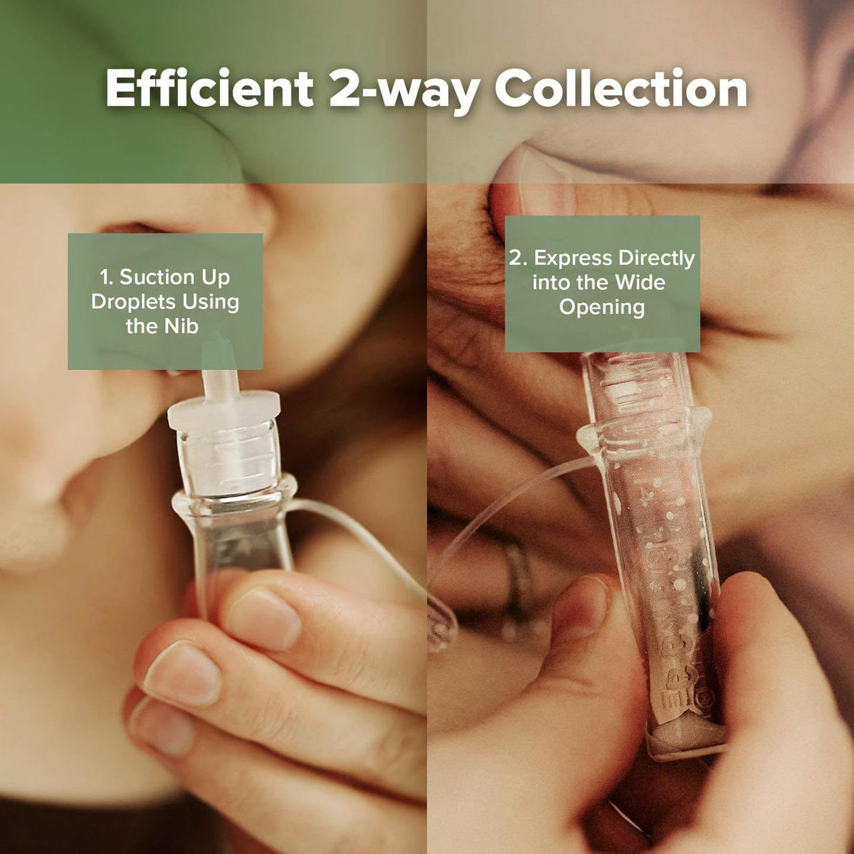 Recolectores de calostro haakaa set de 6 de 4ml