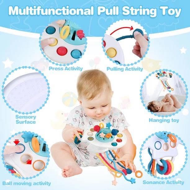 Set de juguetes para estimulación temprana 5 en 1