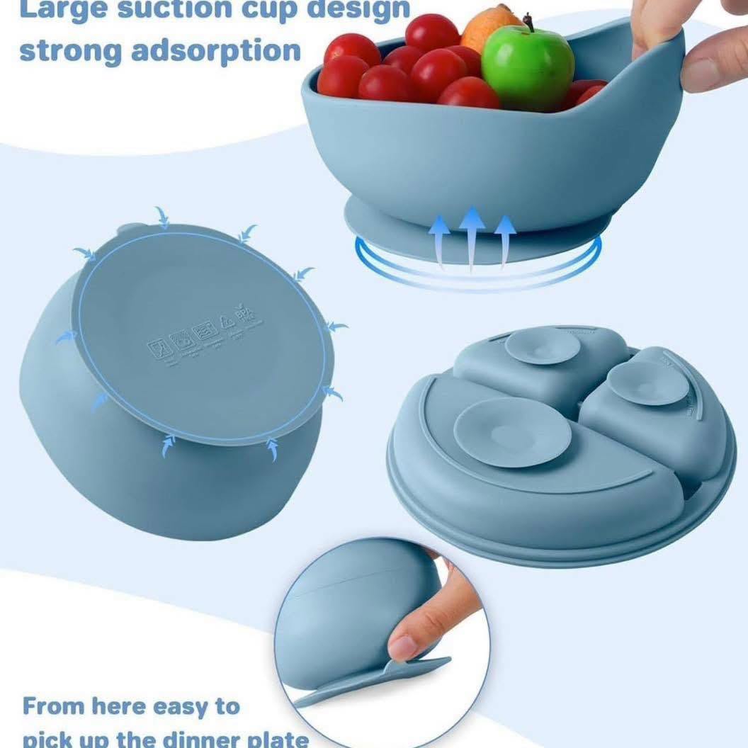 Set alimentación de silicon 8 piezas grado alimenticio
