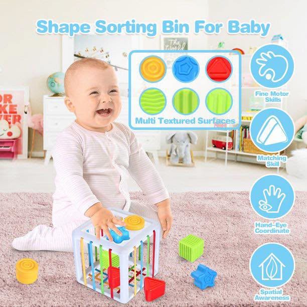 Set de juguetes para estimulación temprana 5 en 1