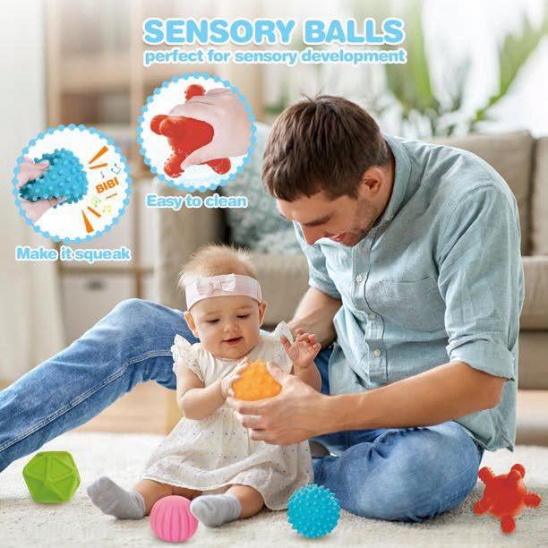 Set de juguetes para estimulación temprana 5 en 1