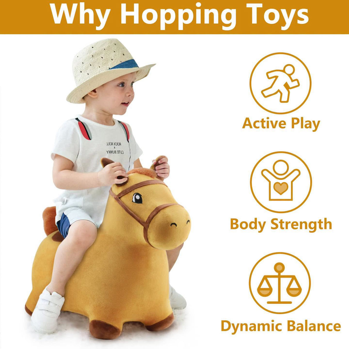 Caballo saltarín para niños 18+ meses!!!