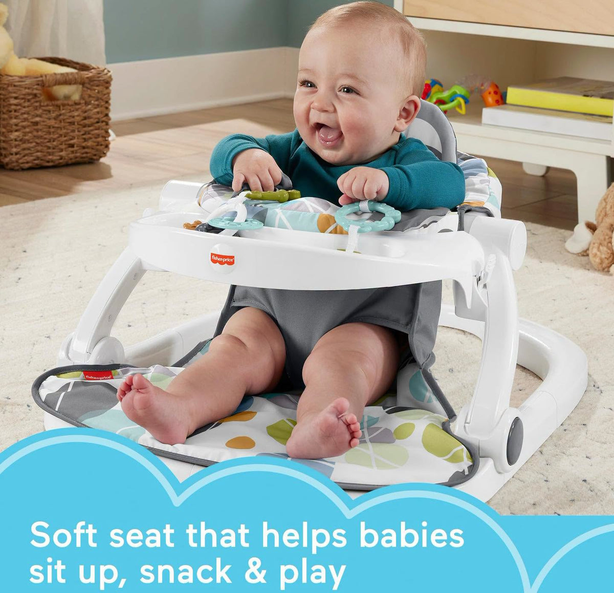 Silla de posicionamiento Fisher Price con bandeja!!!