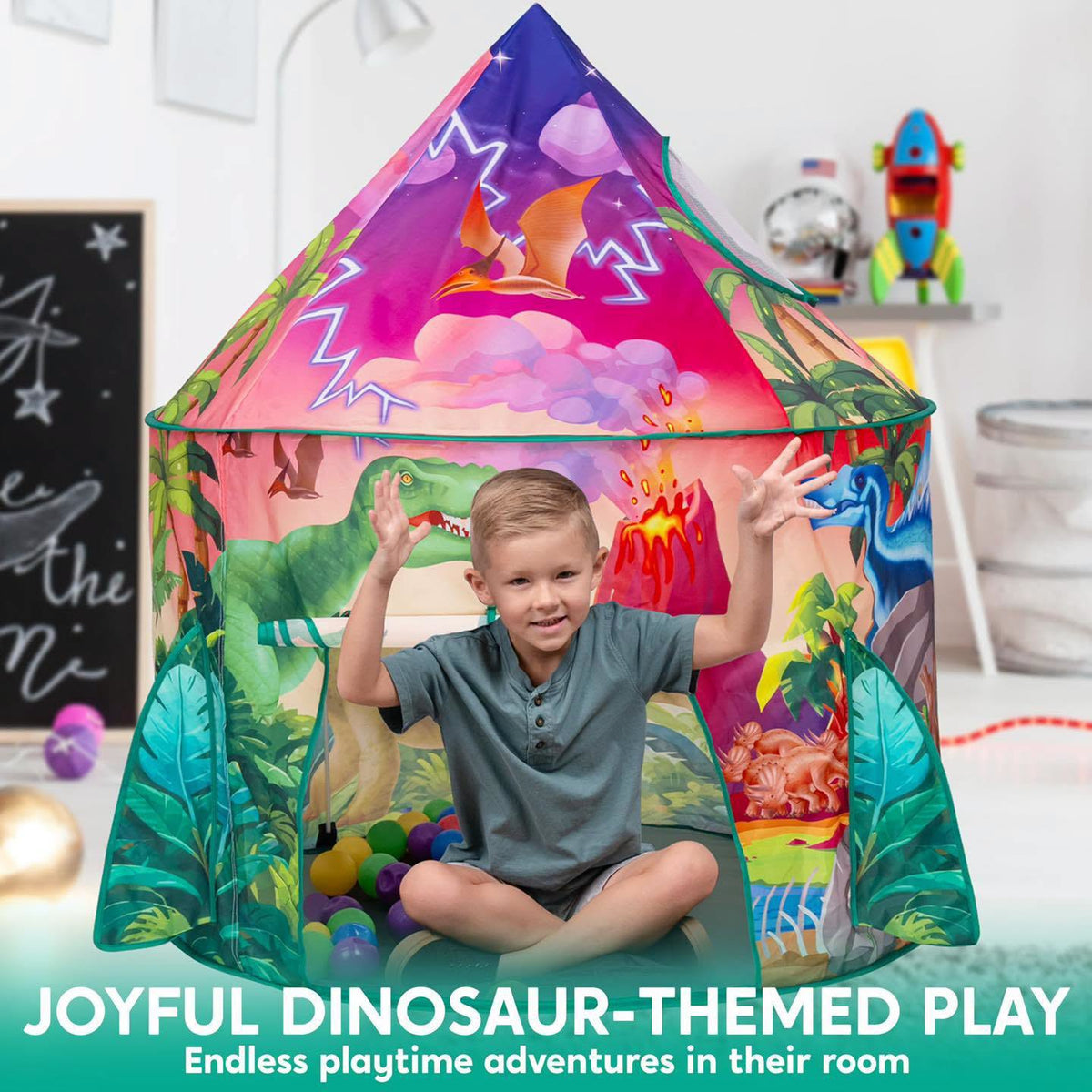 Tienda de campaña para niños dinosaurios!!