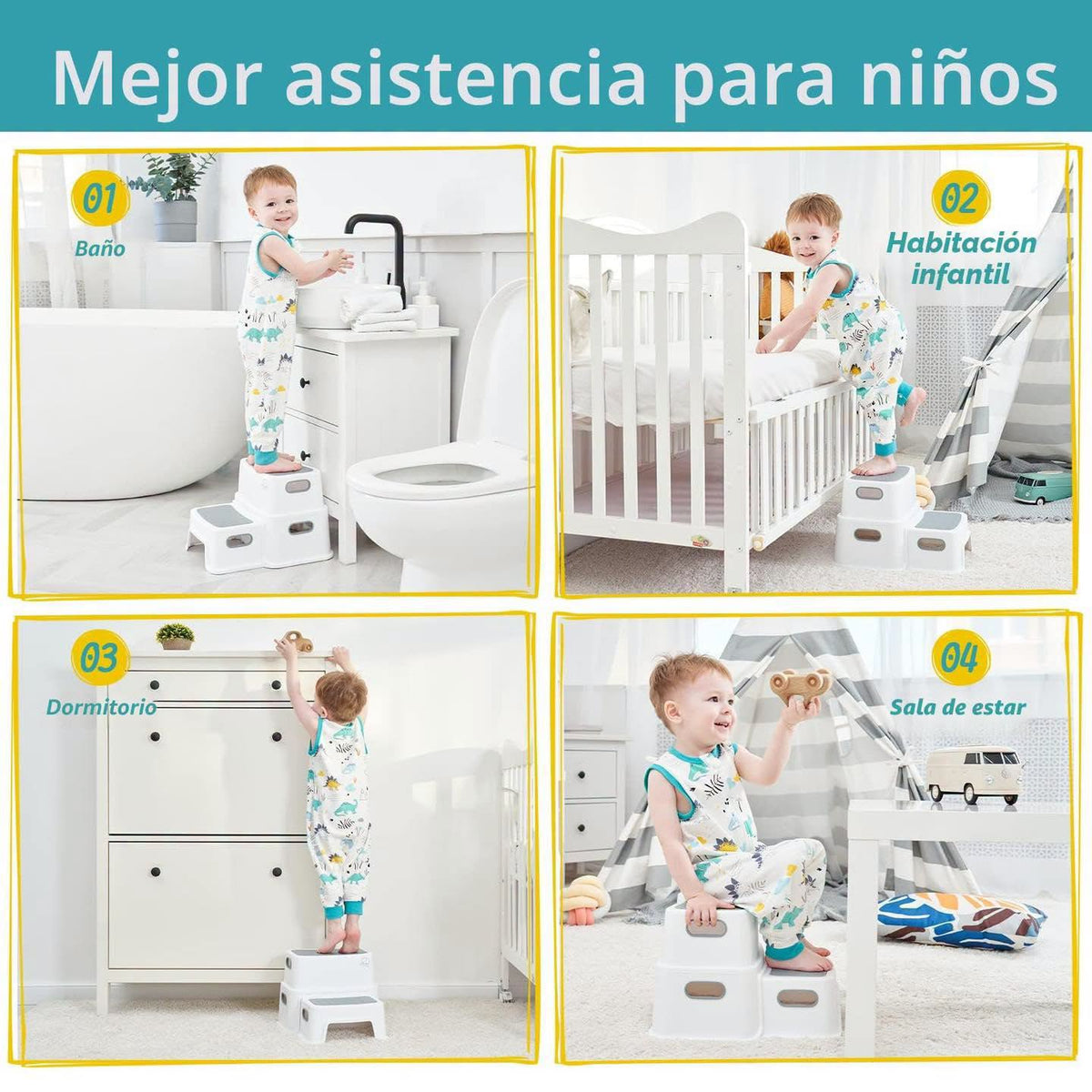 Banquito taburete multiusos para niños!!!