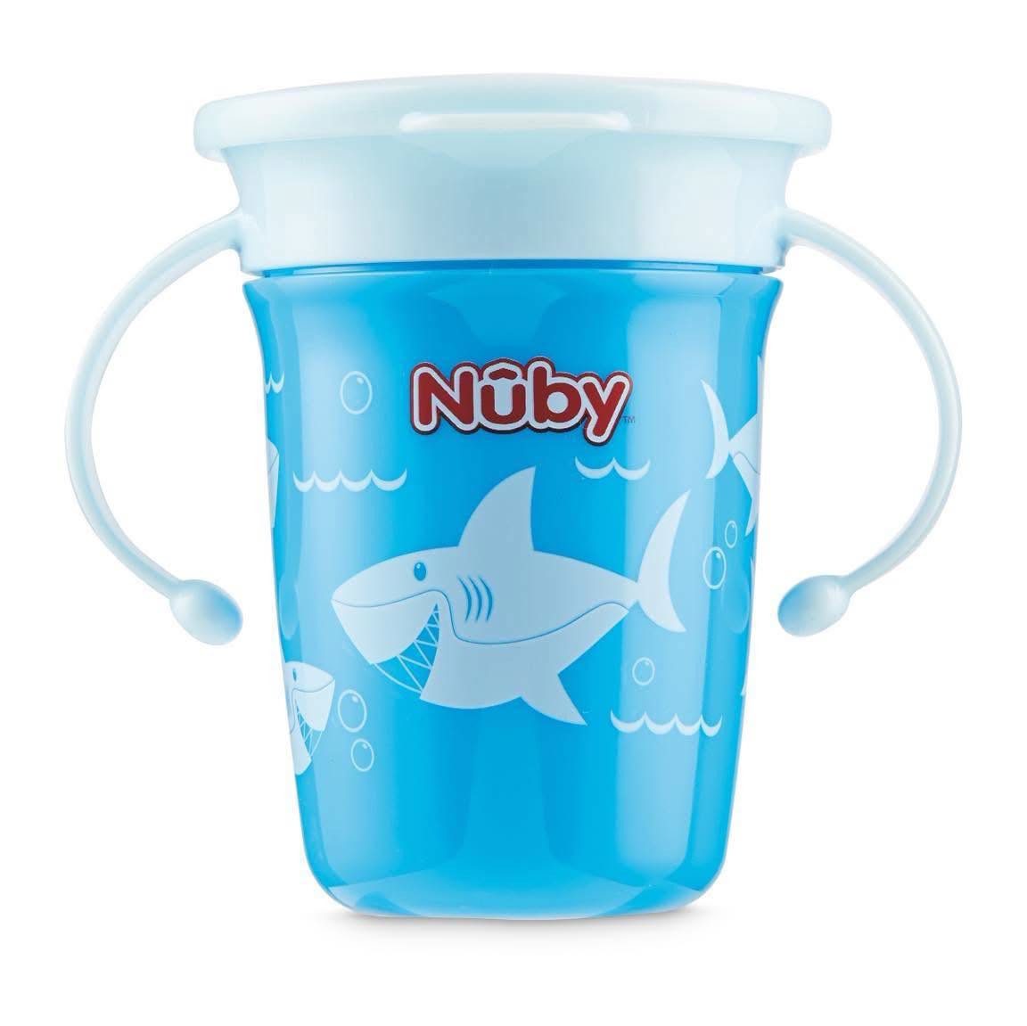 Vaso de entrenamiento 360 antiderrames Nuby 230 ml