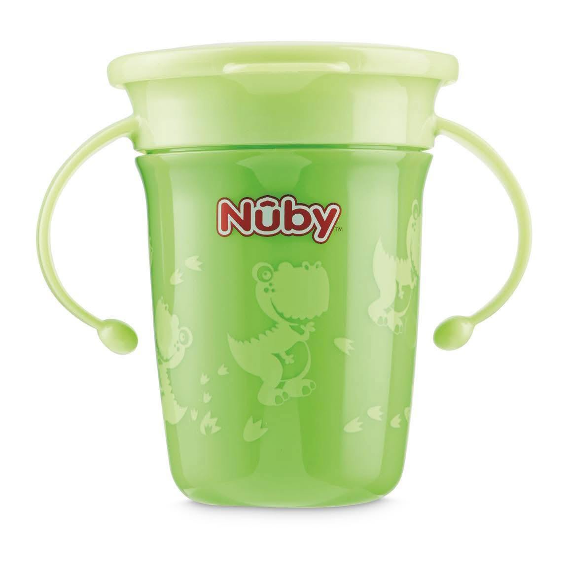 Vaso de entrenamiento 360 antiderrames Nuby 230 ml