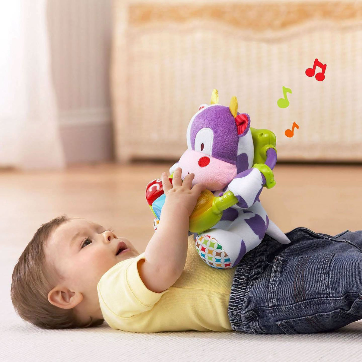 Vaquita musical con más de 30 melodías sonidos y frases Vtech!!!